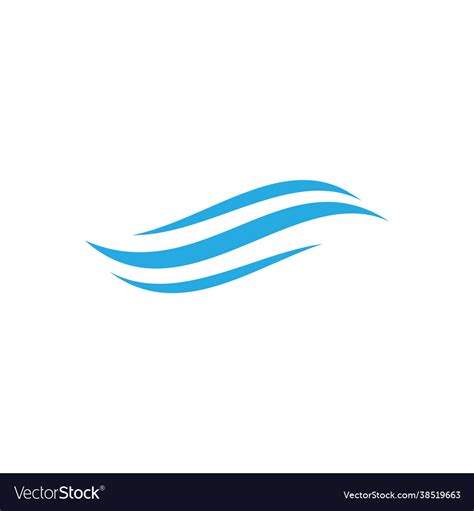 Water wave Royalty Free Vector Image - VectorStock