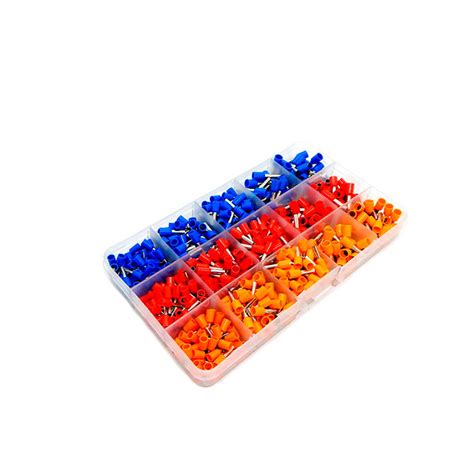 Набор кабельных наконечников втулочных 600 шт (кабельные гильзовые ...