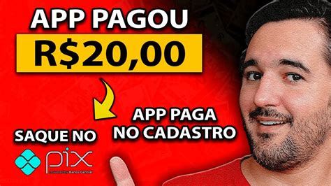 App Pagando R Via Pix Sem Investir App Paga No Cadastro