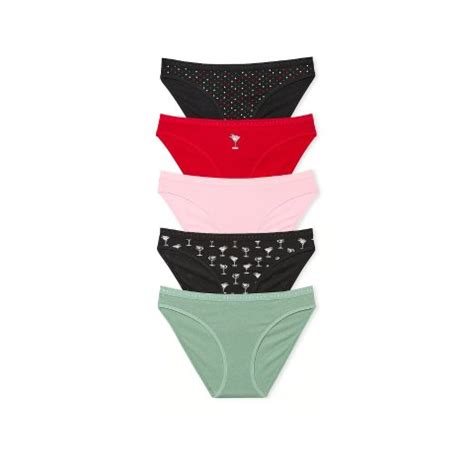 Pack Stretch Cotton and Mesh Bikini Panties in Summer Multi 内裤 件装 超值好货 北美省钱快报