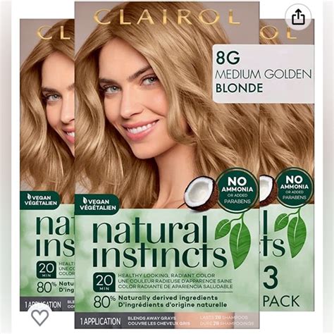 Clairol Hair Natural Instincts Clairol Hair Color Sunflower Medium