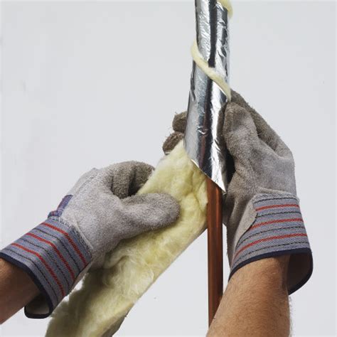 Foil Backed Fiberglass Pipe Wrap Frost King® Weatherization Products