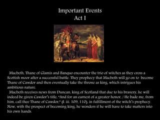 Macbeth Acts 1 - 3 | PPT