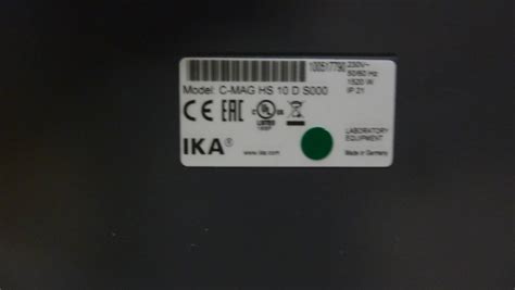 IKA C MAG HS 10 Digital Hot Plate With Magnetic Stirrer LabMakelaar Benelux