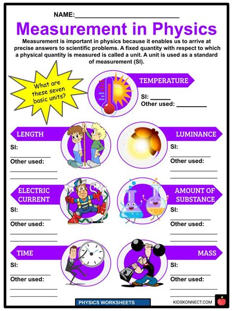 Physics For Toddlers Worksheets Quiz Sheet