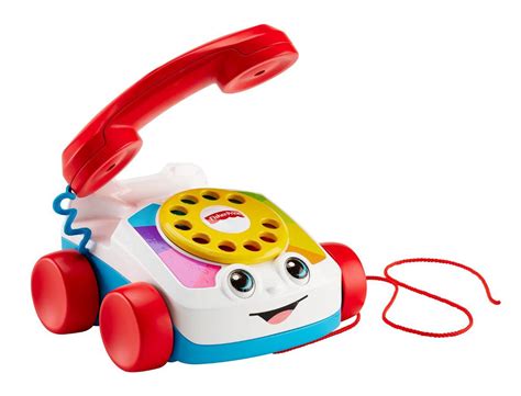 Fisher Price Chatter Rotary Telephone Classic Vintage Style Pull Baby