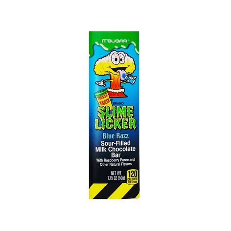 Toxic Waste Slime Licker Blue Razz Chocolate Bar Us