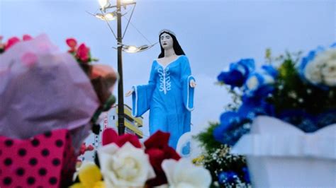 Praia Grande estátua de Iemanjá volta a ter padrão original de 1976