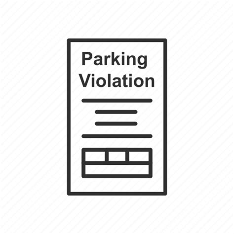 Citation, parking, parking violation, ticket, traffic ticket, travel, violation icon - Download ...