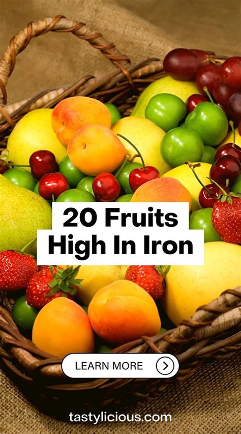 20 fruits high in iron the perfect fruits for anemia tastylicious – Artofit