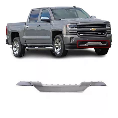 Moldura Silverado Inserto Cromo P spoiler Del 2016 2018 Envío gratis