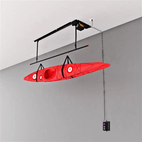 Garage Gator Dual Power Kayak And Canoe Lift Storage System Gg8220ck2 Storage Lifts Direct