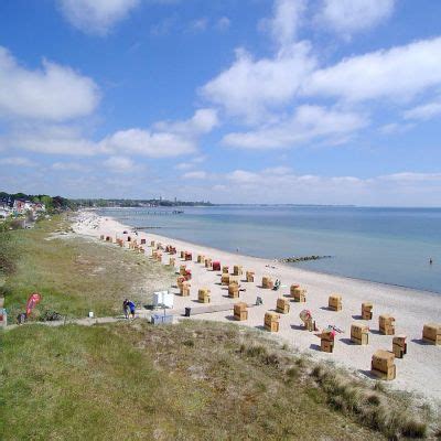 Haffkrug Strand Schleswig Holstein Germany Detailed Features Map