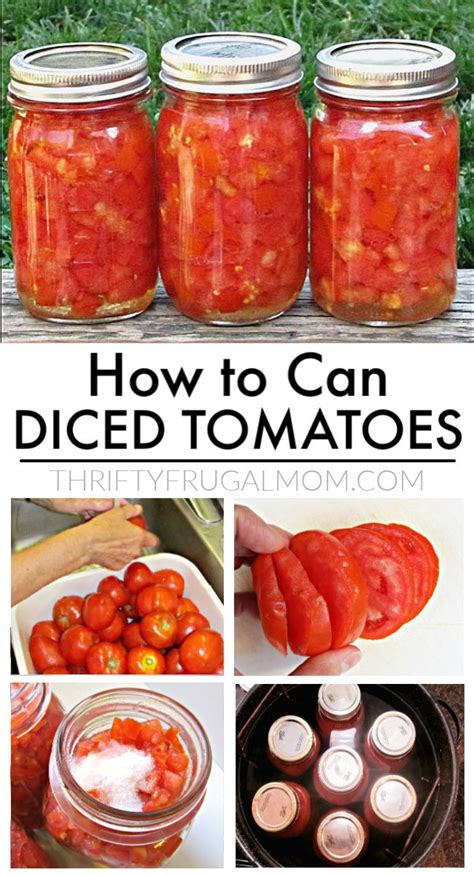 How To Can Diced Tomatoes Step By Step Tutorial