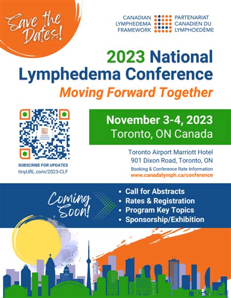 Conference Save The Date Canadian Lymphedema Framework