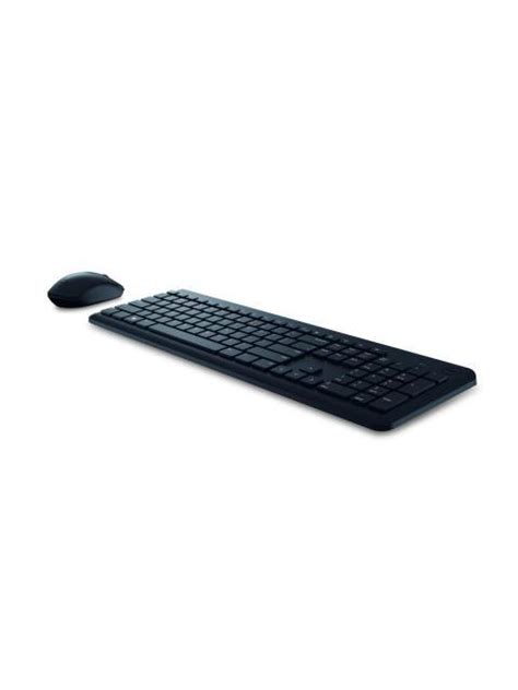 Kit De Teclado Y Mouse Dell Km W Inalambrico Usb Negro Espanol