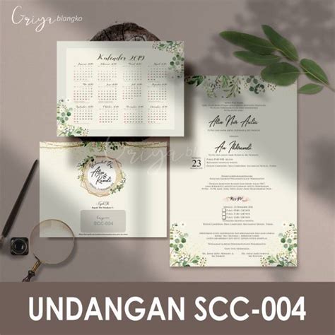 SCC 004 BLANKO Undangan Pernikahan GRIYA BLANGKO Seri 1 Lazada Indonesia