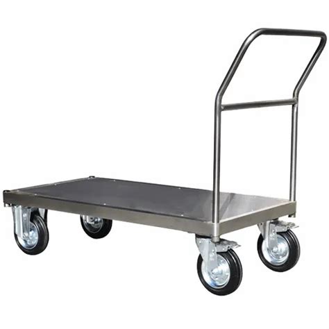 Amt Stainless Steel Platform Trolley For Industrial Load Capacity