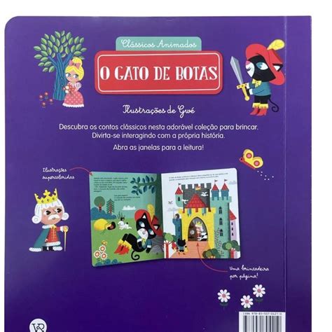 Cl Ssicos Animados O Gato De Botas Livro Infantil Vr Editora Ioi