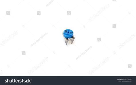 105 Trimmer Variable Resistor Isolated On Stock Photo 1768776560 ...