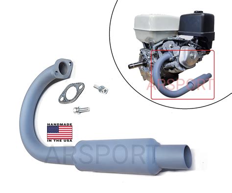 Exhaust And Muffler Pipe For Predator Max 459cc And Predator 301 420