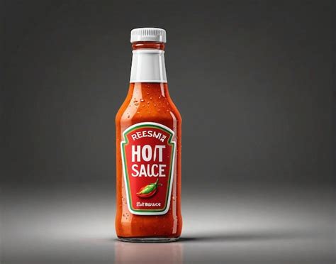 Premium Photo A Bottle Of Hot Sauce