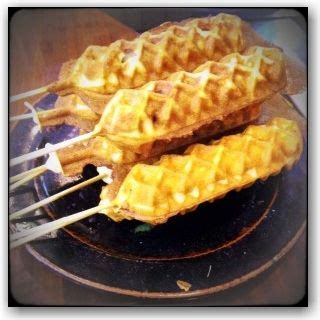 Sausage Waffles On A Stick Waffle Iron Recipes Waffle Maker Recipes