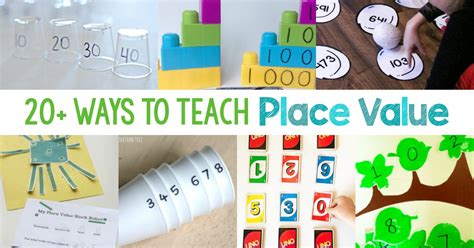 20 Hands On Ways To Teach Place Value Elementary Hands On Math