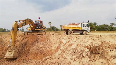 Excavator Cat 320b Long And Strong Hand Youtube