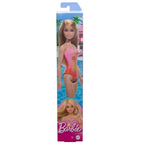 Barbie Beach Doll In Pink Entertainment Earth