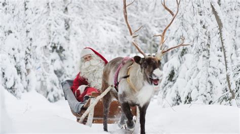 sur les traces du pere noel  rovaniemi en laponie finlandaise le