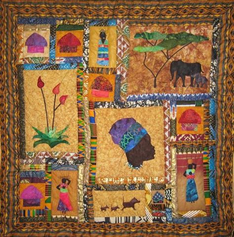 African Windows Quilt By Kalahari Quilts Quilt Your Heart Out Pin… African American Quilts