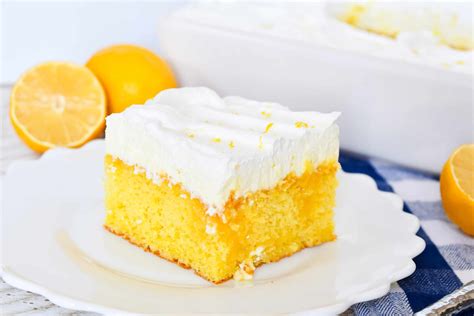 Lemon Curd Poke Cake Recipe Something Swanky