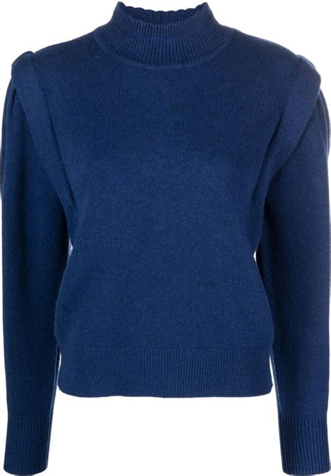 MARANT ÉTOILE Lucile mock neck knitted jumper ShopStyle Knitwear