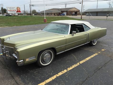 71 Cadillac Eldorado Convertible Original Low Milage Classic Cadillac Eldorado 1971 For Sale