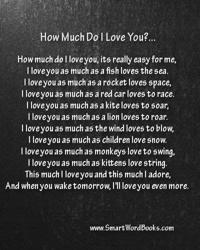 86+ How Much Do I Love You Quotes