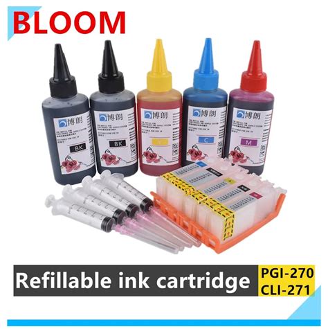 Pgi Cli Refillable Ink Cartridge For Canon Pixma Mg