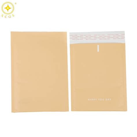 Recyclable Self Seal Biodegradable Kraft Paper Mailer With Bubble