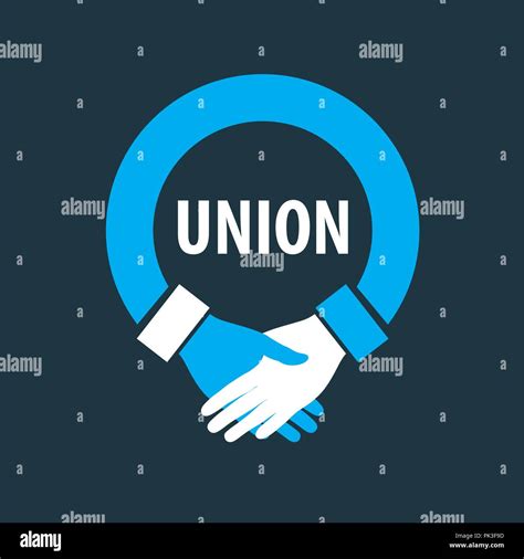 vector logo handshake Stock Vector Image & Art - Alamy