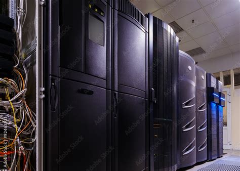 data center server room Stock Photo | Adobe Stock