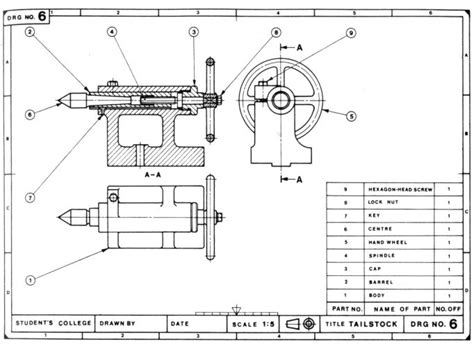 Machine Vice Assembly Drawing Top View Norenecannellos