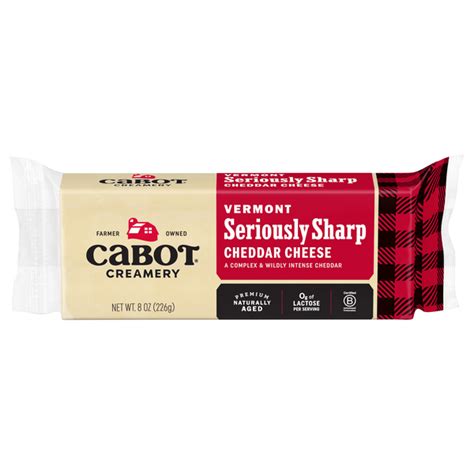 Save On Cabot Vermont Cheddar Cheese Seriously Sharp White Chunk Order