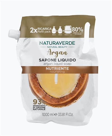 Ricarica Sapone Liquido Argan Naturaverde