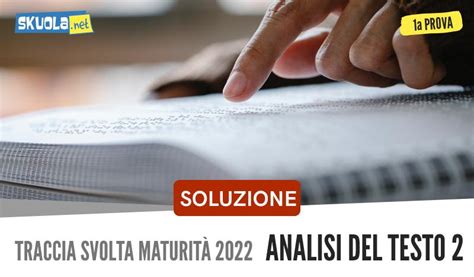 Soluzione Maturità Prima Prova 2022 analisi del testo 2 su Nedda di