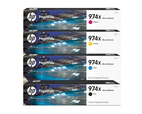 HP 974X BK C M Y PAGEWIDE CD Tecno