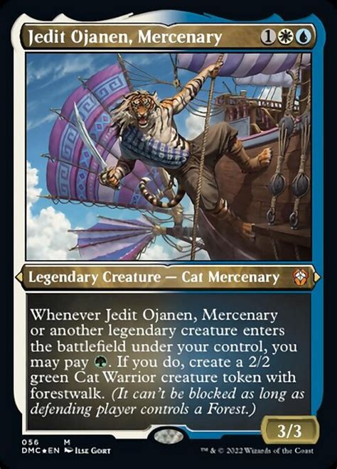 Jedit Ojanen Mercenary Foil Etched Price Dominaria United Commander Mtg