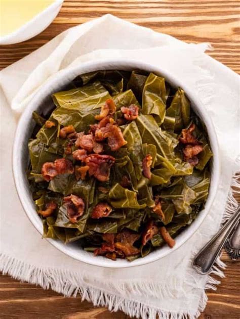 Collard Greens With Hot Pepper Sauce Southern Plate