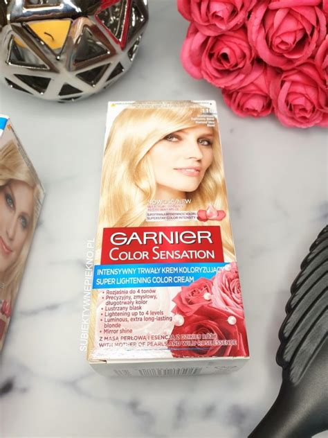 GARNIER Color Sensation 110 Diamentowy Blond EFEKTY