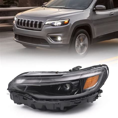 VLINCAR Headlight Assembly Compatible With 2019 2020 2021 2022 Jeep