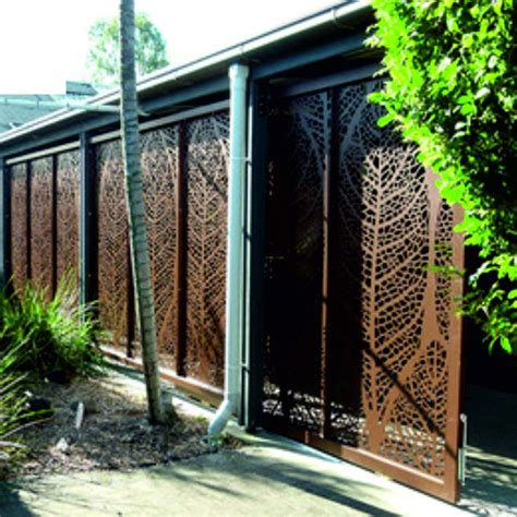 4' H x 8' W Privacy Screen, Outdoor Privacy, Outdoor Metal Wall Art ...